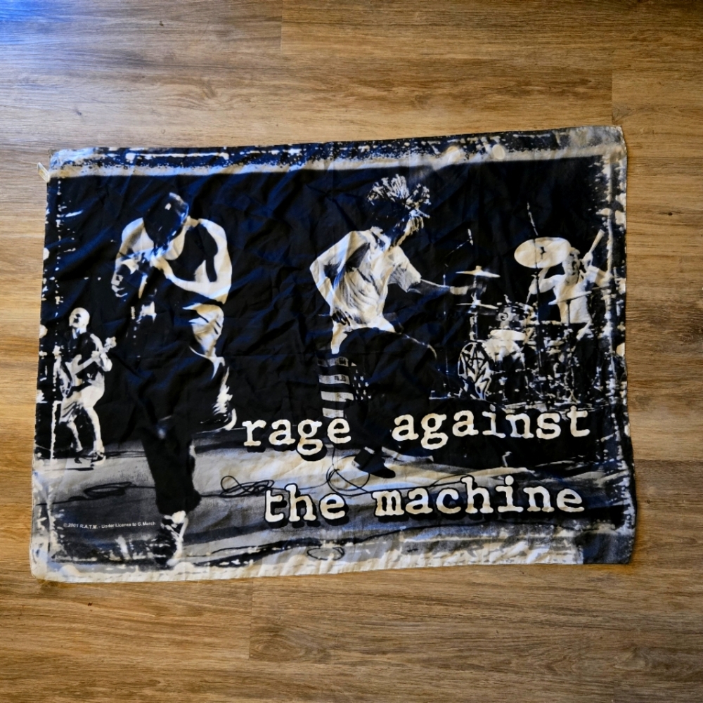 RATM Offical Band Flag 75cm X 110 Cm